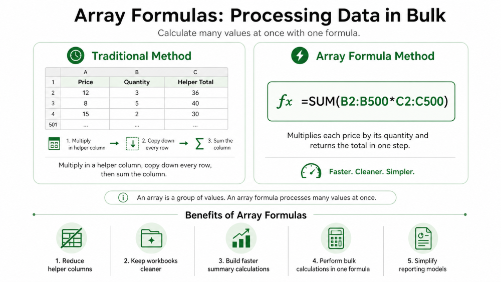 Excel Array Formulas