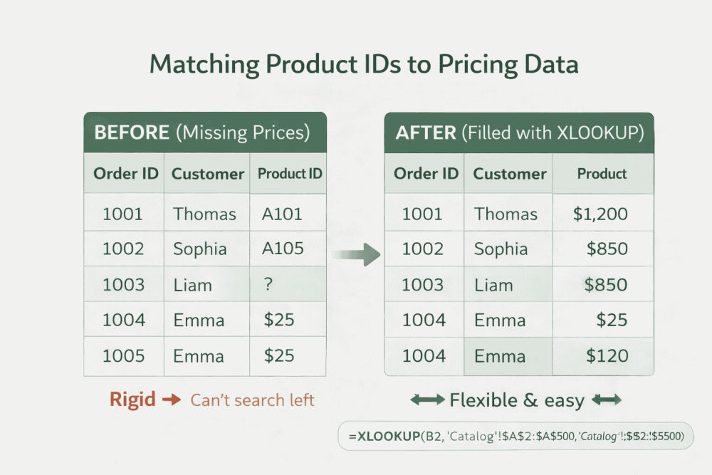 Matching Product IDs to Pricing Data
