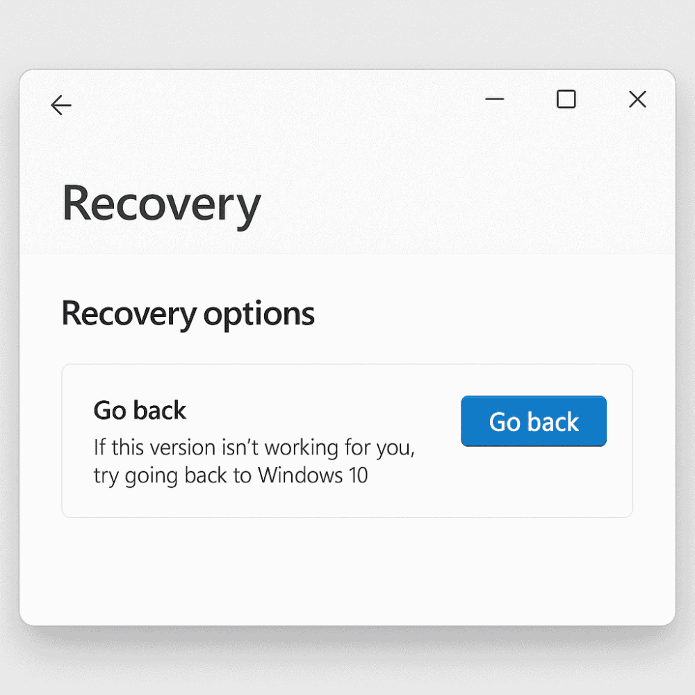 Recovery_screen_with_Go_back_to_Windows_10_option