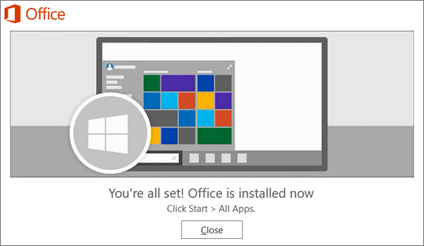 Visio Download Completion