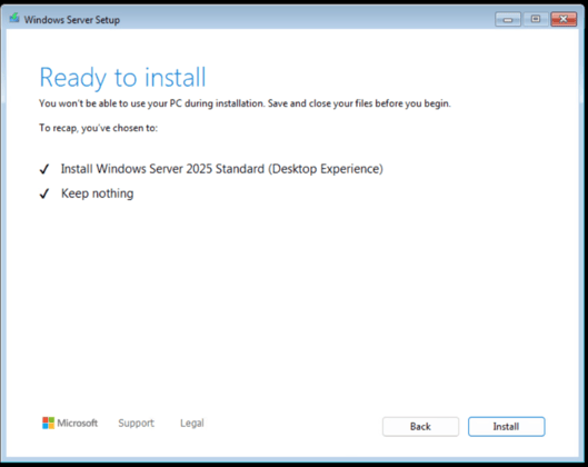 Windows Server Installation