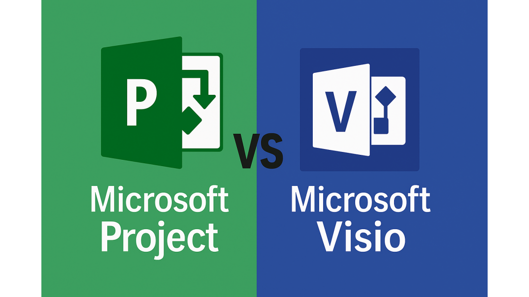 Image of Microsoft Project vs Visio