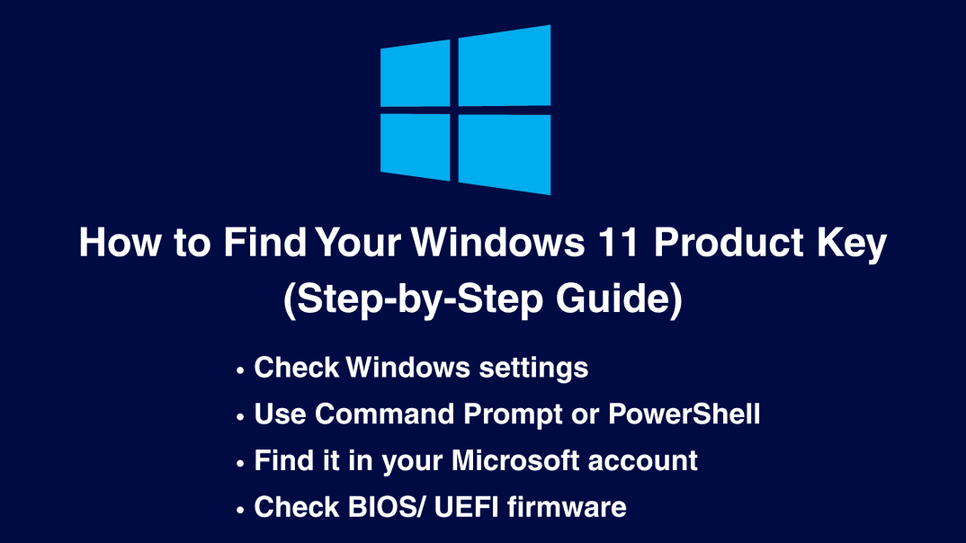 Find Windows 11 Product Key Guide