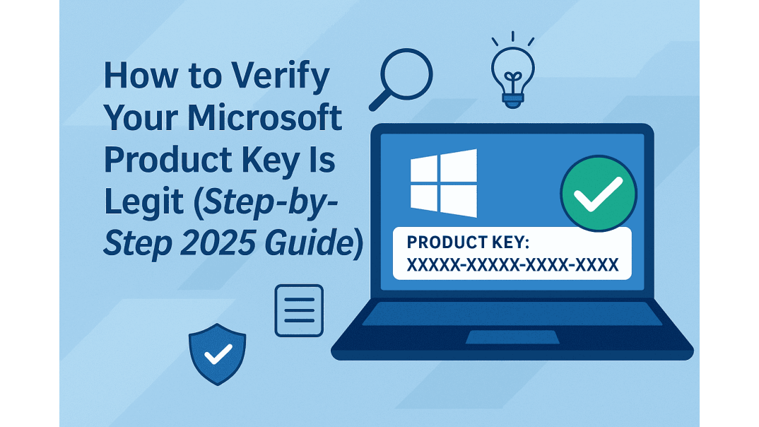 How to Verify Your Microsoft Product Key Is Legit (Step-by-Step 2025 Guide)