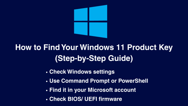 Find Windows 11 Product Key Guide