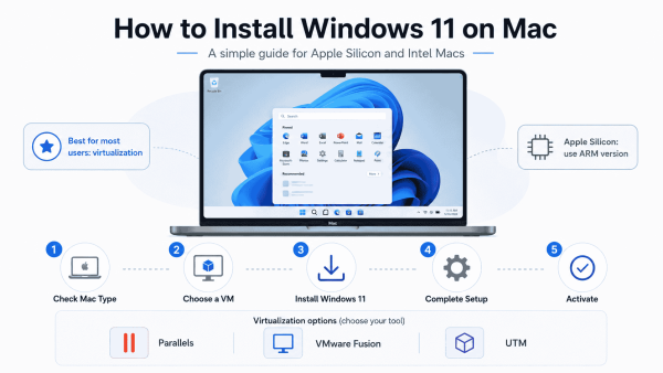 How to Install Windows 11 on Mac?