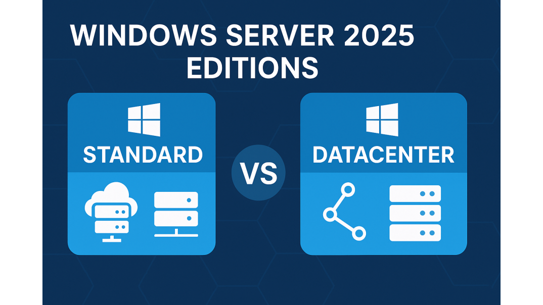 Image of Windows Server 2025 Standard vs Datacenter