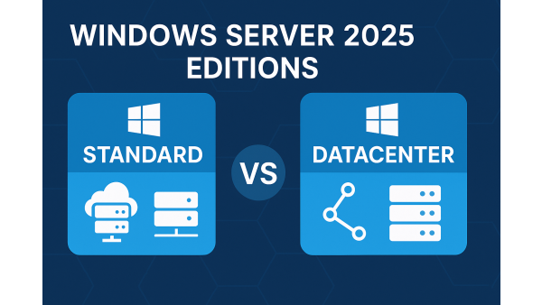 Image of Windows Server 2025 Standard vs Datacenter