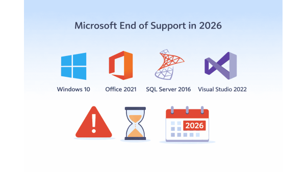 Microsoft End of Support 2026: Windows, Office, Server & SQL Deadlines Explained