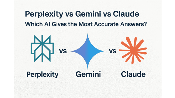 Perplexity vs. Claude vs. Gemini: Most Accurate AI Tool in 2025