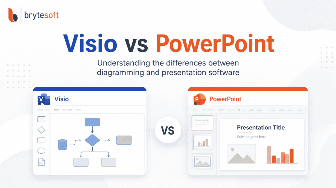 What is the difference between Visio and PowerPoint?