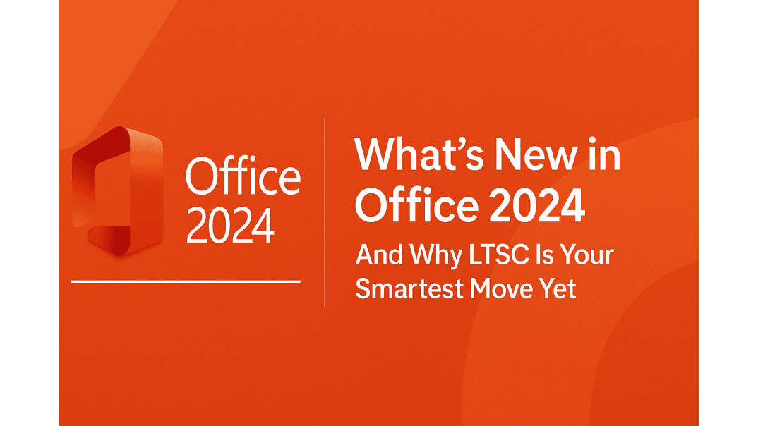 Hero banner of blog article 'What's New in Office 2024'