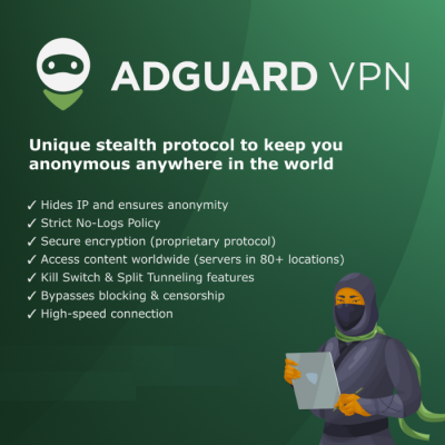 AdGuard VPN Family Plan – Secure Up to 10 Devices | Brytesoft