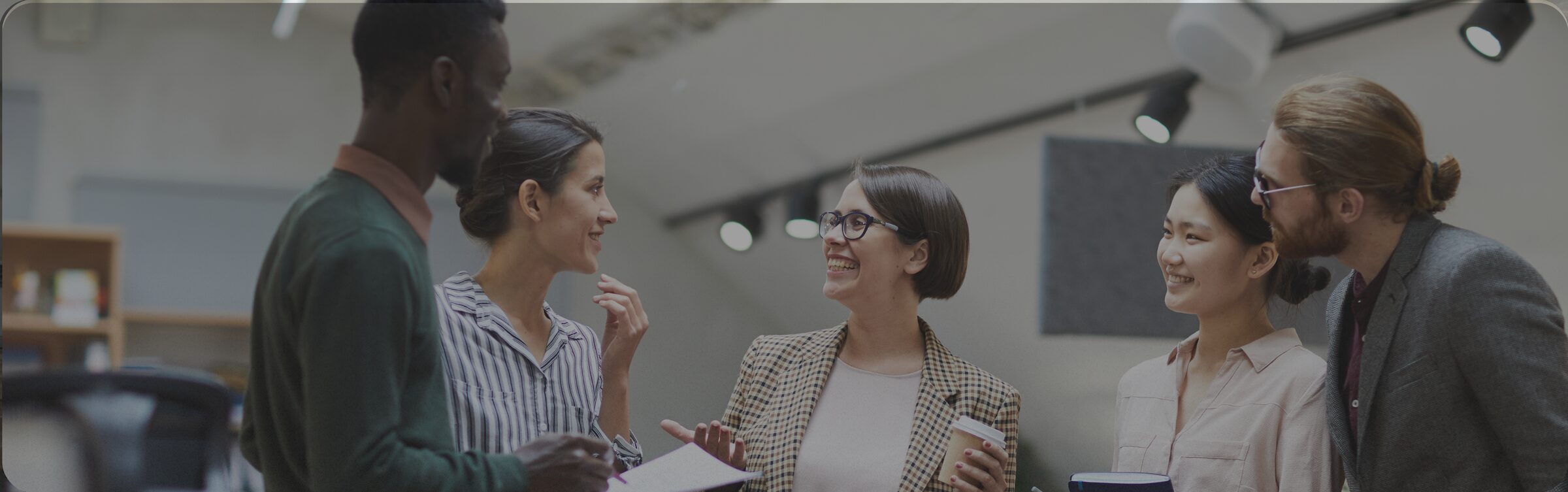 Brytesoft affiliate partners collaborating in an office