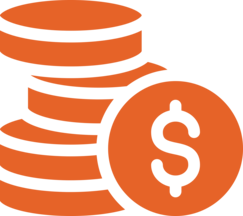 Stack of coins representing cashback rewards
